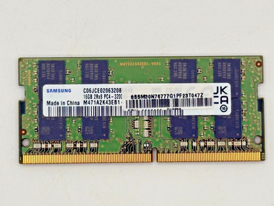 Samsung 16GB DDR4 3200MHz PC4-3200 Laptop RAM SODIMM Arbeitsspeicher Single Stick