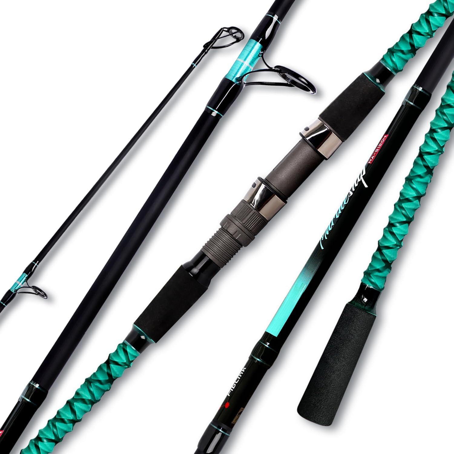Surf Fishing Rod Portable Travel Surf Spinning Rod 9 Ft 4 Piece Carbon Fiber Sal