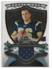 2007 Bowman Sterling Brian Leonard Player Worn Jersey Swatch Rookie Card. rookie card picture