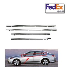 4x Car Outside Window Weatherstrip Seal Belt Moulding For Acura TSX 2009-2014 ZF