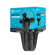 Swell UK Floating Koi Fish Pond Surface Skimmer Pump Clears Water Of Debris