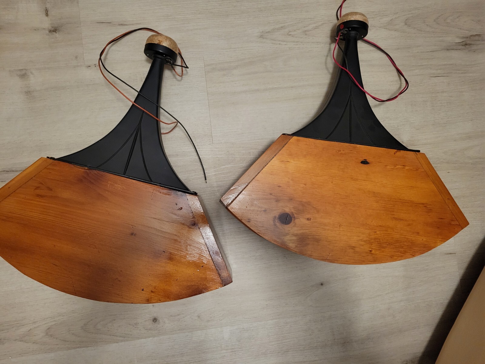vintage horn speakers pair 