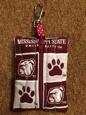 MSU Cute Clip On Zipper Pouch Case Backpack Bag Money Inhaler Keys ID Gift Card