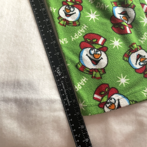 Snowman Let It Snow Fleece Pajama Lounge Pants Youth Large 10/12 - Picture 2 of 6