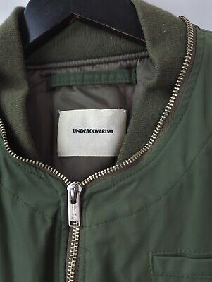 UNDERCOVER / UNDERCOVERISM JUN TAKAHASHI Sz 2 M Leather MA-1 UNDERCOVER / UNDERCOVERISM JUN TAKAHASHI Sz 2 M Leather MA-1