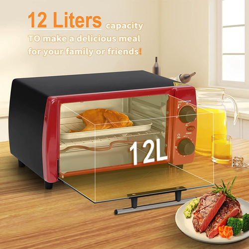 WOLTU Mini Forno Elettrico 12L 800W Girarrosto Potenza Timer Fornetto  Piccolo | eBay