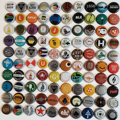 1,000 Vintage Beer Bottle Crown Caps (((700+ Designs!))) Uncrimped, Never Used - Picture 5 of 9