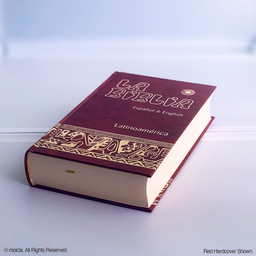 La Biblia Latinoamerica – Catholic Bible Bilingual English/Spanish Red Hardcover