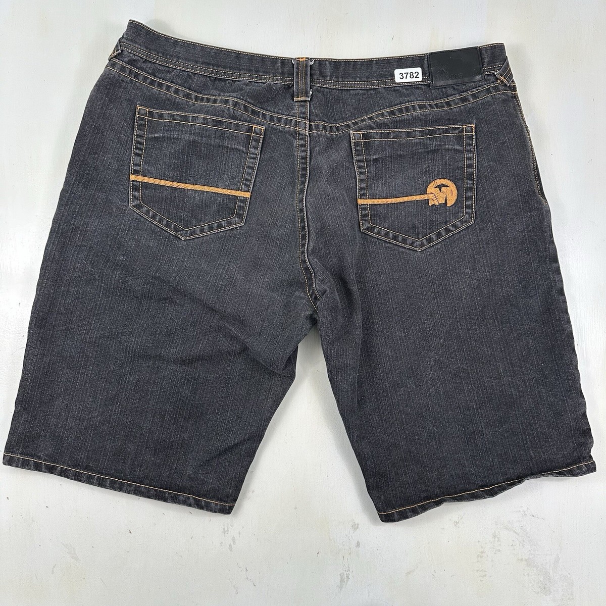 VTG 90s Mecca Denim Jean Shorts Baggy Mens Jorts Actual 42
