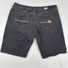 VTG 90s Mecca Denim Jean Shorts Baggy Mens Jorts Actual 42 Blue Y2K Hip-hop EUC