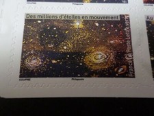 FRANCE 2021, MILLION d ETOILES ESPACE, GALAXIES, timbre AUTOADHESIF, neuf**, MNH