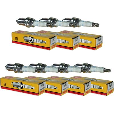 7X Original NGK Zündkerzen BKUR5ET-10 für Seat Skoda Mercedes-Benz Audi VW