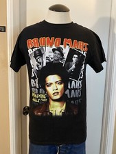 VTG Bruno Mars Concert Shirt Top Moonshine Jungle Tour 2013 Black Size S 2 Sided