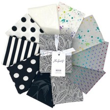 Fat Quarters - Tula Pink True Colors Graphite FreeSpirit Cotton Precuts M418.09