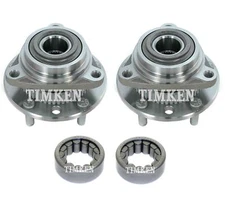 Front and Rear Wheel Bearings & Hubs Kit Timken For S10 Sonoma 4WD 4-Wheel ABS