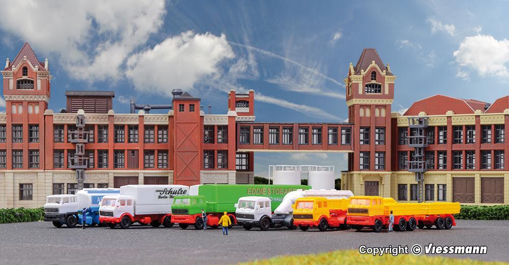 Kibri 36980 Set Mit Lastwagen Saddles, 6 Pcs