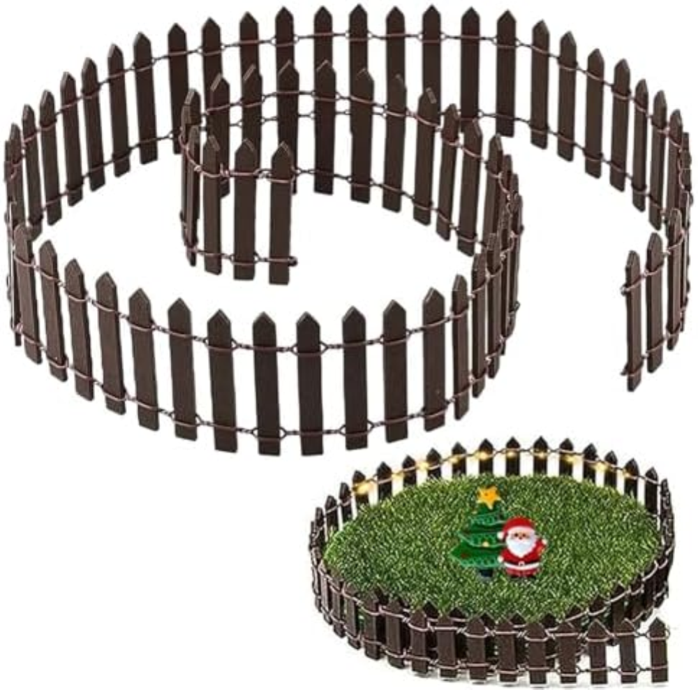 Recinzione da Giardino in Miniatura,Recinzione Piccolo Recinzione in Miniatura,