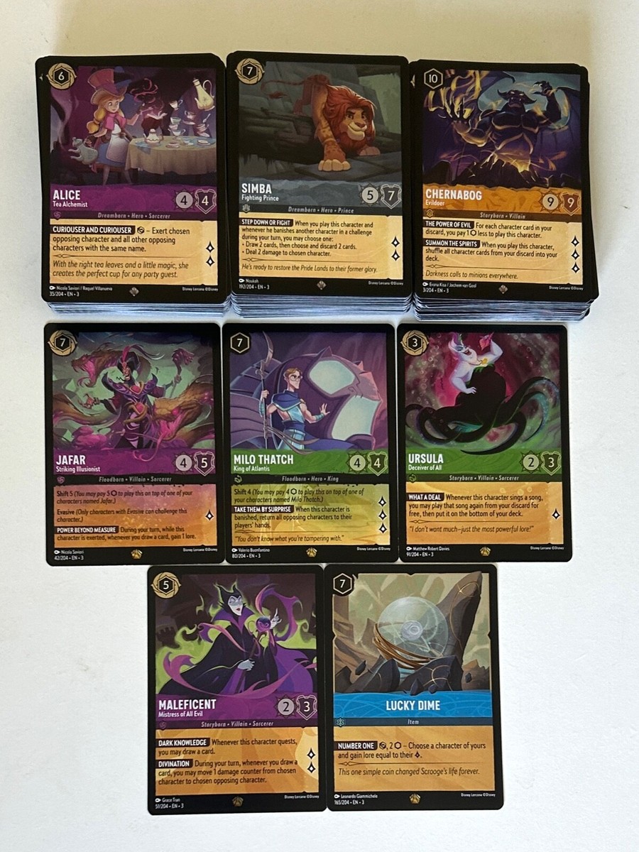 Disney Lorcana Into The Inklands Holo/Foil Cards /204