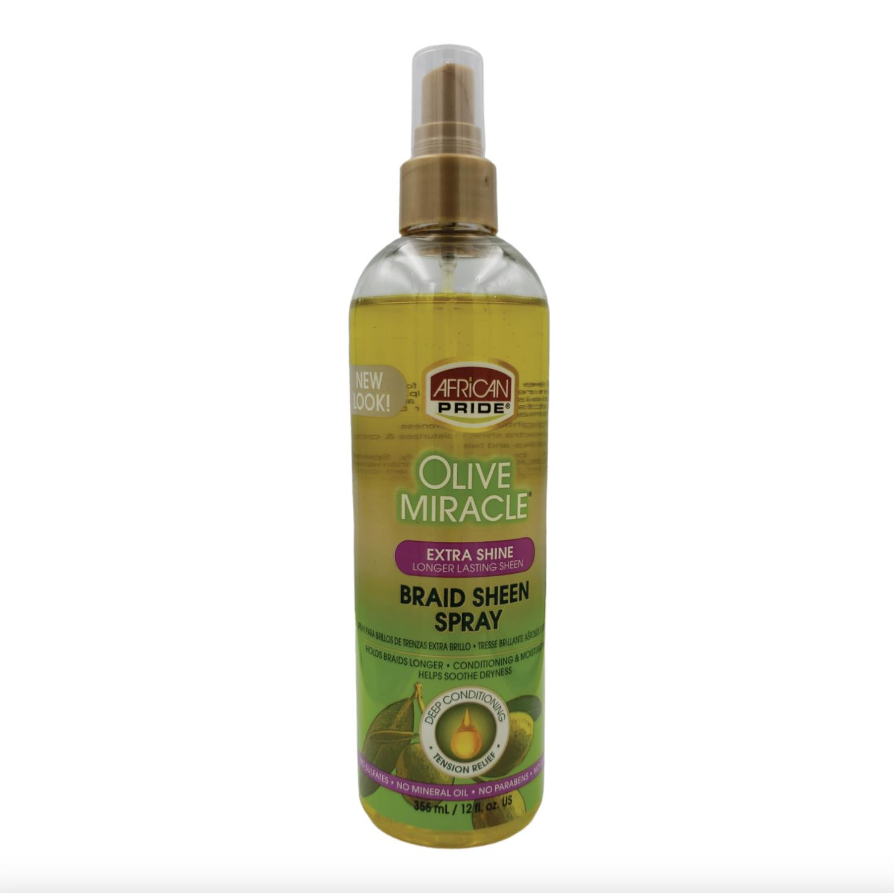 African Pride Braid Sheen Spray Extra Shine 12oz 355ml