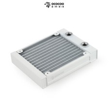 120mm Aluminum Radiator Water Cooling White G1/4 Thread PC DIY USA Fast Delivery