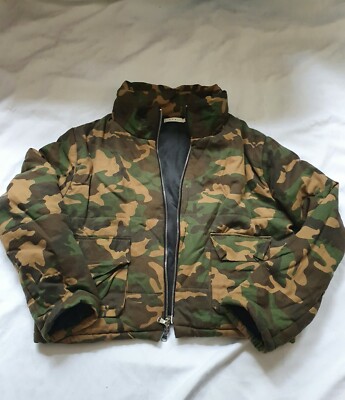 mnml camo cropped puffer jacket L sold out on mnml UK