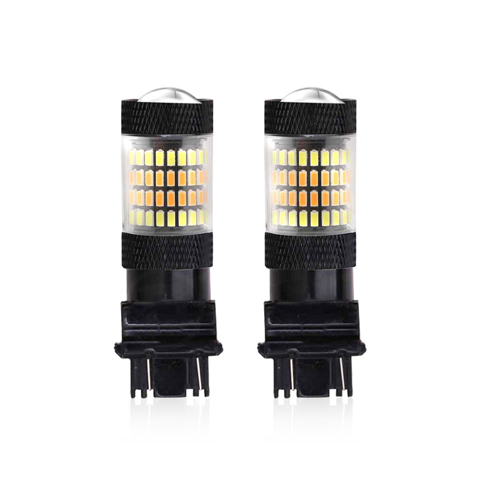 2x 3157 LED Turn Signal Lights DRL Switchback For Chevy Silverado 1500 1999-2013 - Foto 5