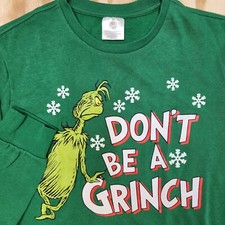 Sudadera Pullover The Grinch Dr Seuss Don't be a Grinch Navidad Talla Pequeña