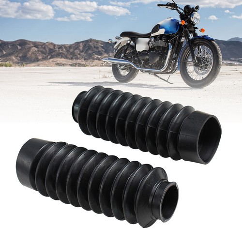 1Pair 35mm Front Fork Rubber Gaiter Boots Shock Absorber Dust Cover For