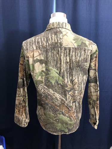 Rattlers Brand Mens Camo Realtree Button Up Flannel Shirt Size Large - Picture 4 of 4