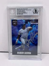 2024 Dallas Card Show Ruben Sierra #12 Beckett Witnessed Authentic Autograph (48