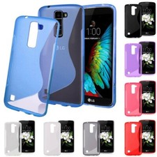 LG K7 4G LTE SUAVE FLEXIBLE LÍNEA S GOMA DELGADA TPU PIEL FUNDA TRASERA PROTECTOR