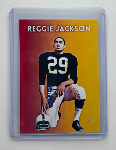 Reggie Jackson Limited Artist Signed Arizona State Sun Devils Football Card 2/10