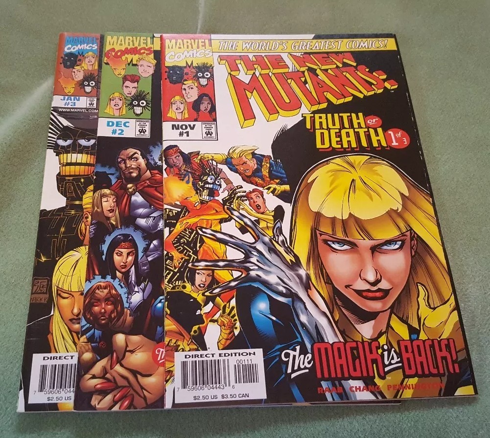 New Mutants: Truth or Death #1-3 (1997, Marvel) complete