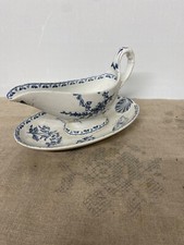 Saucière en porcelaine Sarreguemines modèle Carmen France terre de fer