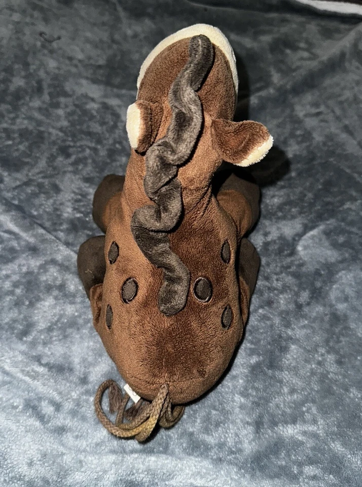 Koala Baby Plush Brown Horse Soft Pony Stuffed Toy Bell Rattle - Image 4 of 4