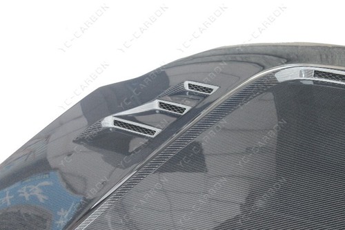 Carbon Kouki JP-R Style Hood Bonnet Engine Cover for 2006-2008 Nissan 350Z Z33 - Foto 10 di 17