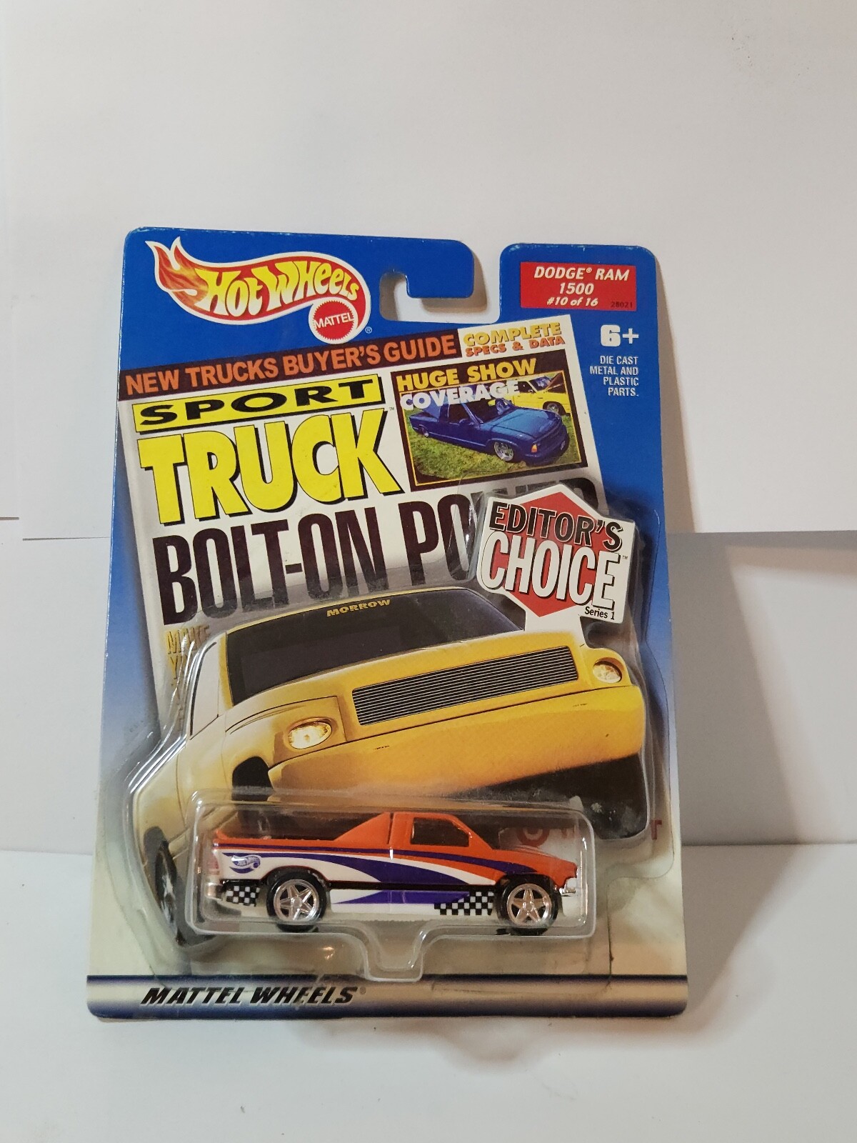 Hot Wheels Editors Choice Sport Trucks Dodge Ram 1500 Orange Real