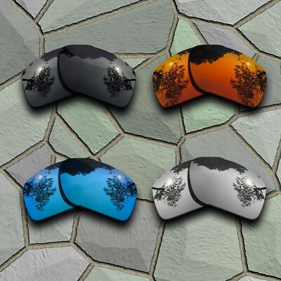 Orange&Blue&Chrome&Black Lenses Replacement For-Costa Del Mar Rincon Rin198