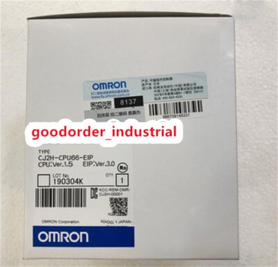 Genuine Omron CJ2H-CPU66-EIP CJ2HCPU66EIP PLC Module  New In Box