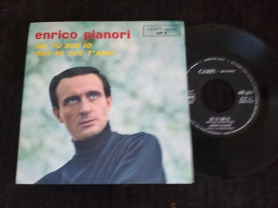 ENRICO PIANORI Sei du bist ich - jetzt weiß ich, dass ich dich liebe VINYL 45 Runden Pre-Beat Selten