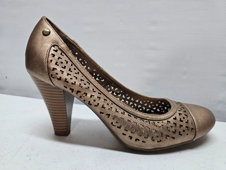 Туфли-лодочки Life Stride женские размер 9 Velocity бронзовые с эффектом памяти на каблуке 3,5 дюйма - Изображение 4 из 4