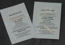 TWO SAMPLE SACHET OF BAREMINERALS LONGEVITY SKINCARE    BN