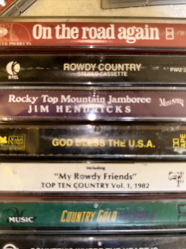 Lot of 10 Country Music Cassette Tapes Best Of Country Hits See Photos Foto 3 de 4