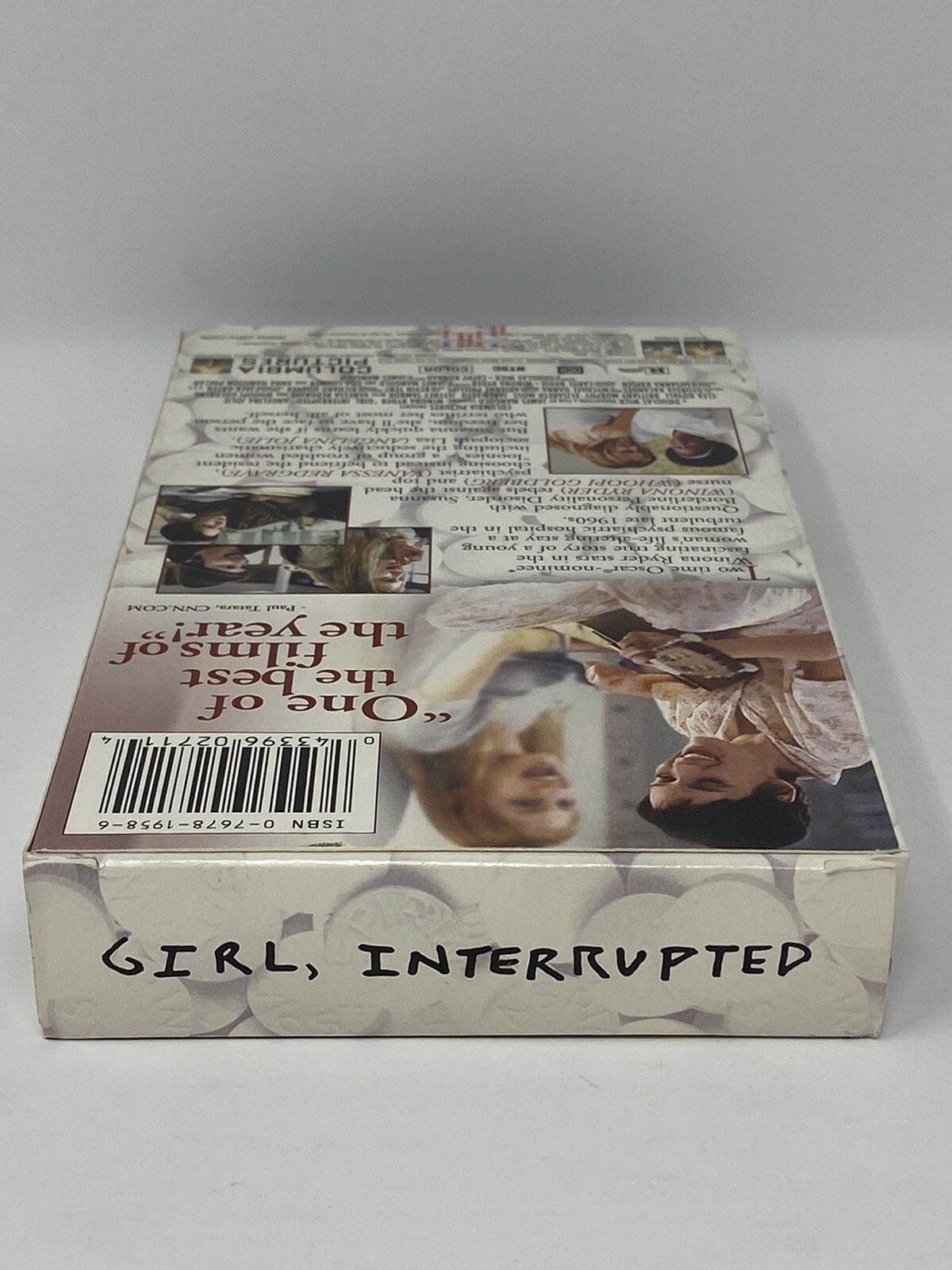 Girl, Interrupted VHS 2000 Video Tape Angelina Jolie Winona Ryder