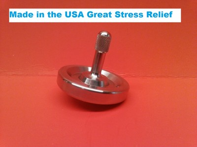 Precision Spinning Top - Spins up to 7 minutes - Made in USA Tri Fidget Spinner