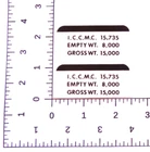 water slide pair of Tonka  Allied truck door decal W/TRACKING