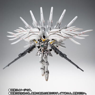 ロボット WING GUNDAM  WHITE PRELUDE #1021 BANDAI GFFMC Wing Snow White Prelude #1021 Metal Composite Figure