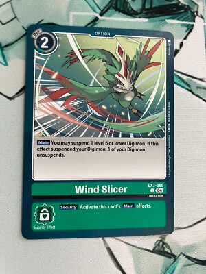 Wind Slicer EX7-069 C Digimon LIBERATOR Near Mint