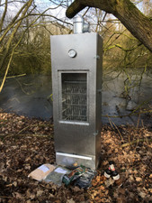 Smoki Dwuścienny izolowany piec wędzarniczy + okienko Cr-stal nierdzewna 150cm 1536