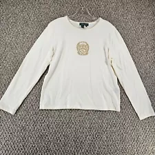 Ralph Lauren Active Shirt Womens Large Long Sleeve Pullover